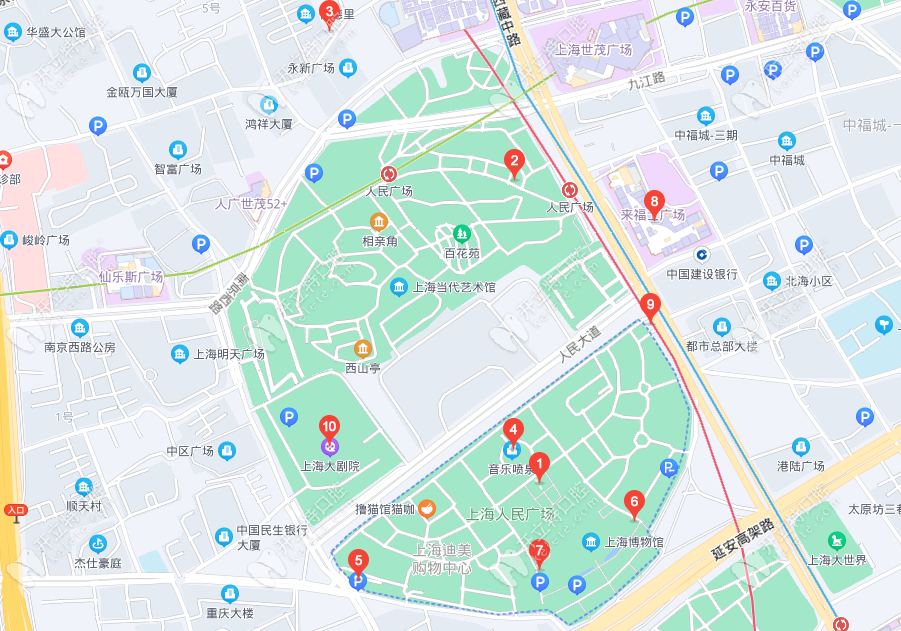 上海黄浦区牙科医院哪的好,可从人民广场附近的口腔说起
