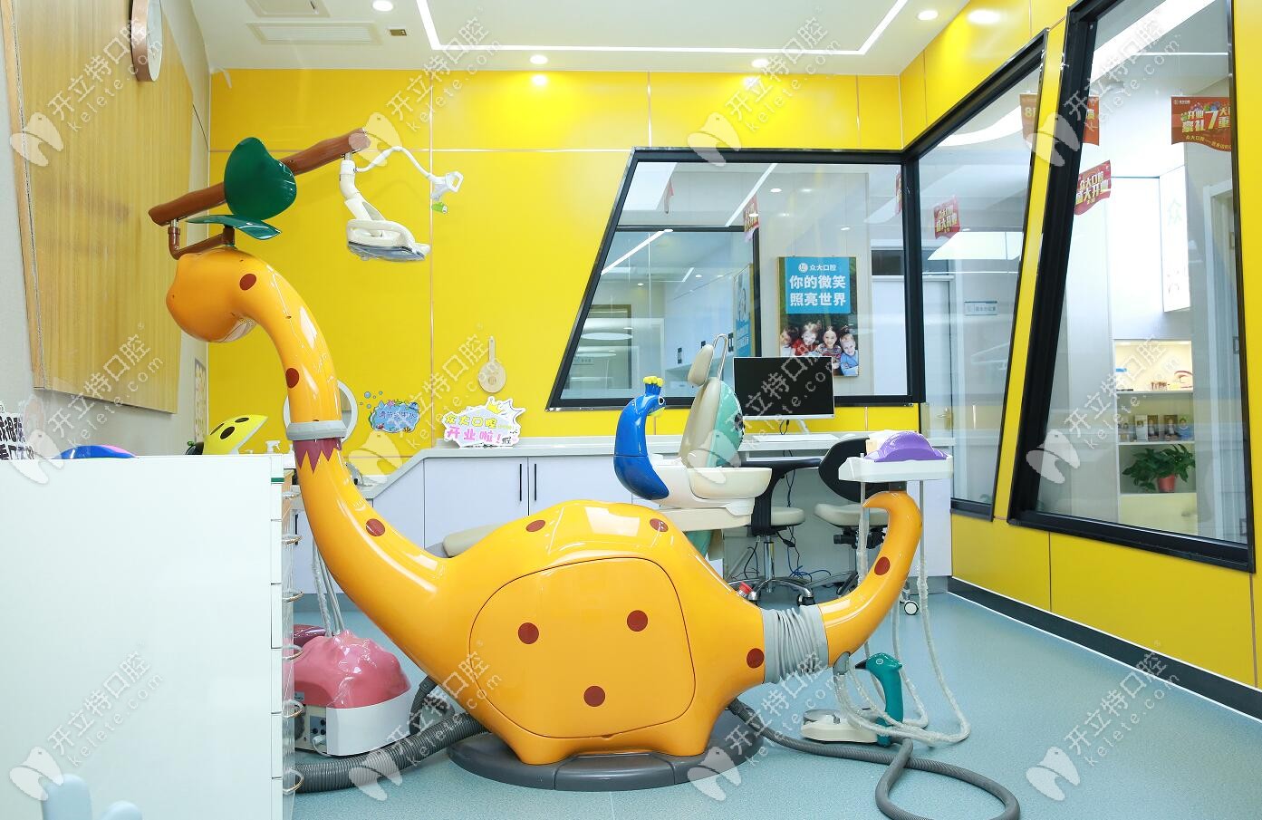 可爱的儿童治疗室
