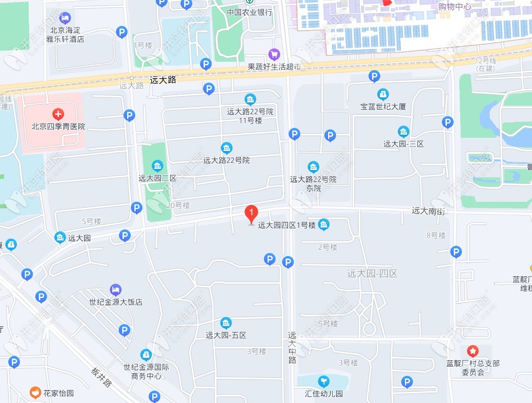 北京希瑞口腔具体地址及交通路线
