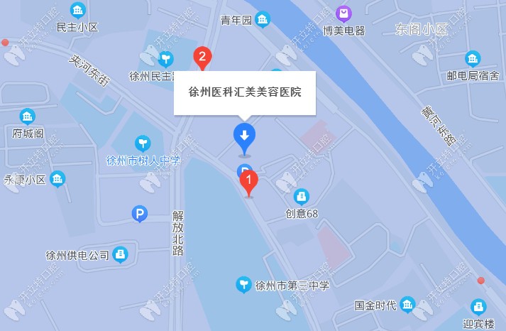 徐州汇美口腔的地图