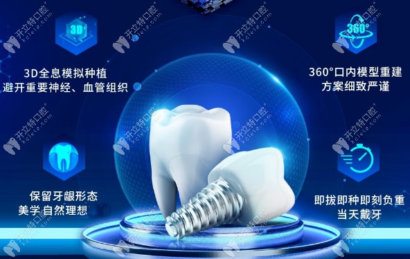 上海圣贝口腔数字化种植中心+钛锆种植体,可减少植骨加快愈