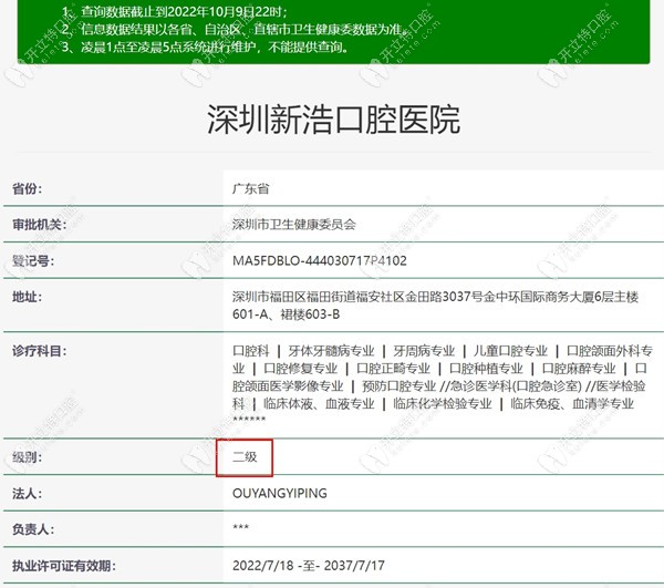 深圳新浩口腔医院注册信息