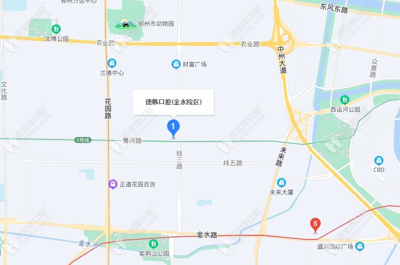 郑州德韩口腔总店地址