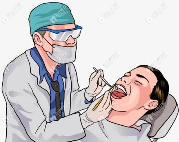 牙科医生治疗图