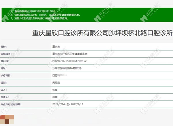 重庆星欣口腔诊所桥北路店