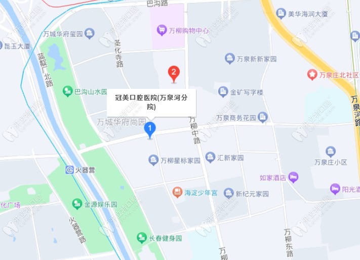 北京冠美口腔（海淀分院）地址