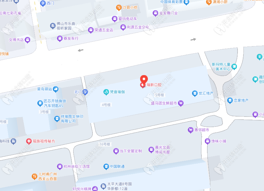 这是该院的地址图示