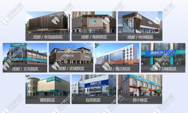 成都新橋口腔醫(yī)院有7家店kelete.com