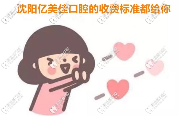送你沈陽億美佳收費標準