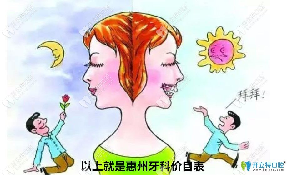 惠州牙科醫(yī)院收費價格表