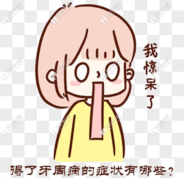 得了牙周病的癥狀有哪些