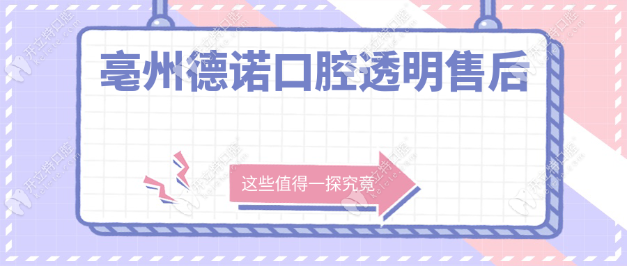 亳州德諾口腔透明售后