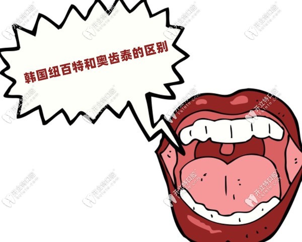 韓國(guó)紐百特和奧齒泰的區(qū)別