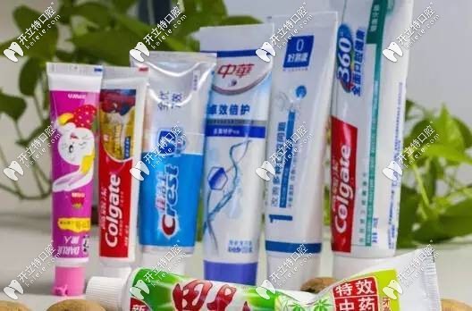 牙膏品牌不同成分也不同