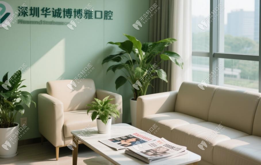 深圳華誠博雅口腔休息區(qū)