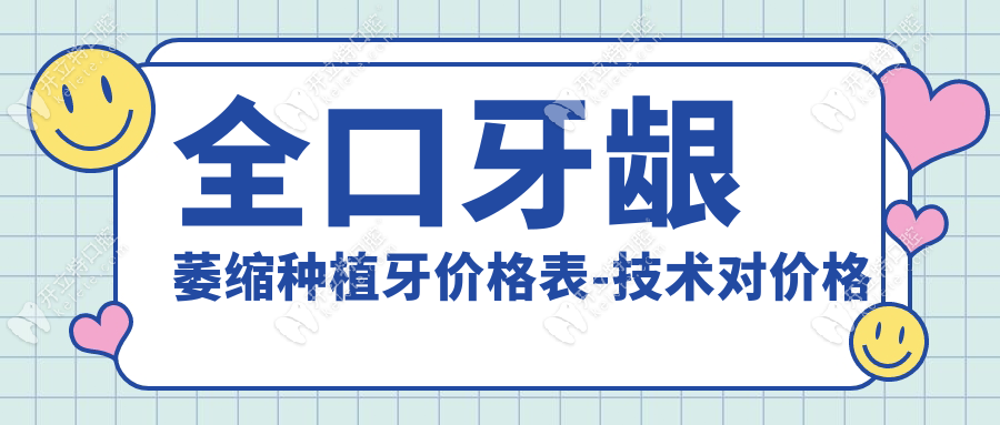 全口牙齦萎縮種植牙價(jià)格表-技術(shù)對價(jià)格的影響