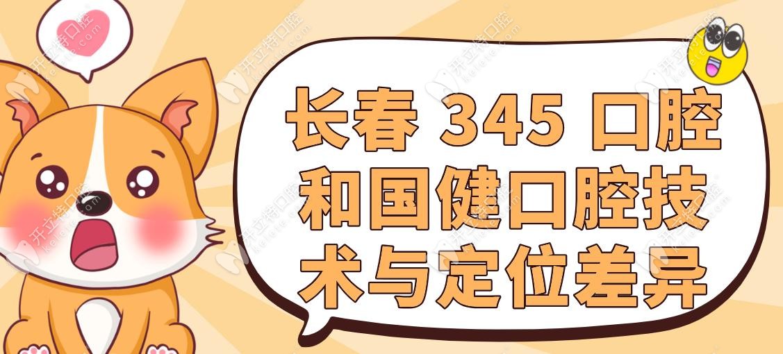 長春 345 口腔和國健口腔技術(shù)與定位差異