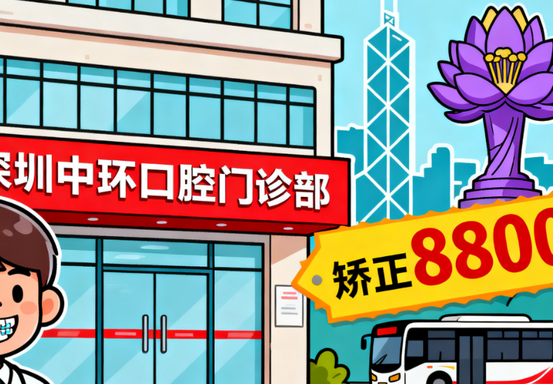 深圳中环口腔门诊部价格表更新啦！矫正8800元起，香港人过境就能看