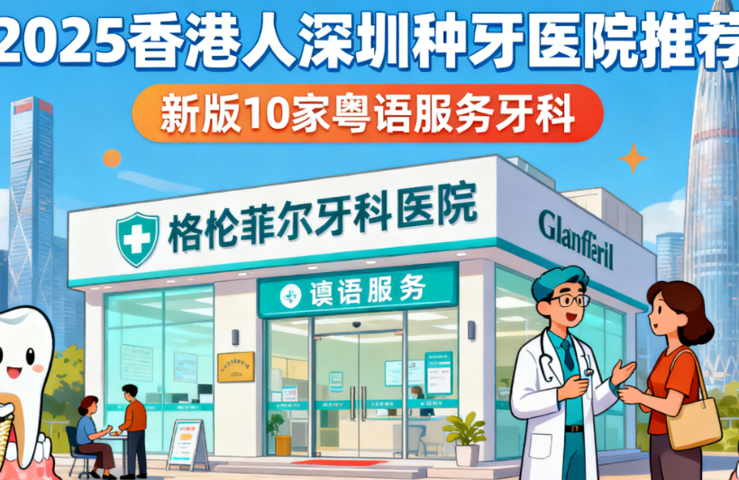 2025香港人去深圳種牙哪家醫(yī)院好？新版10家粵語服務(wù)牙科推薦，格倫菲爾/貝色上榜