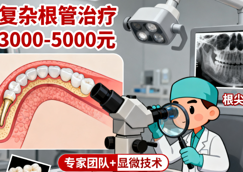 深圳小孩做根管治疗费用