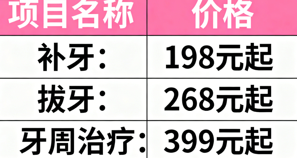 东莞天使口腔牙齿修复价格：缺牙、蛀牙不用愁，材料选择多