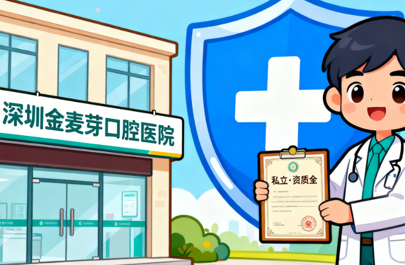 深圳金麦芽口腔医院是公立的吗?2025新版新测评:私立但资质全,种牙2960元起性价比超高