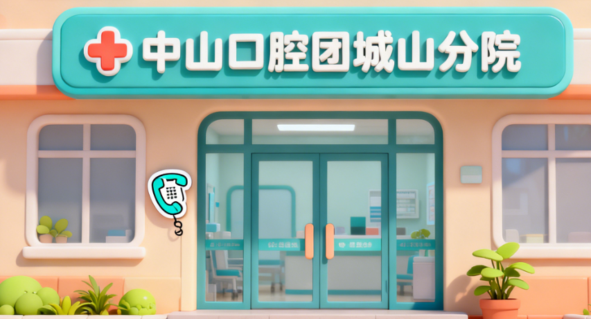 中山口腔团城山分院电话速存！预约补牙/种牙不用等，营业时间8:30-18:00