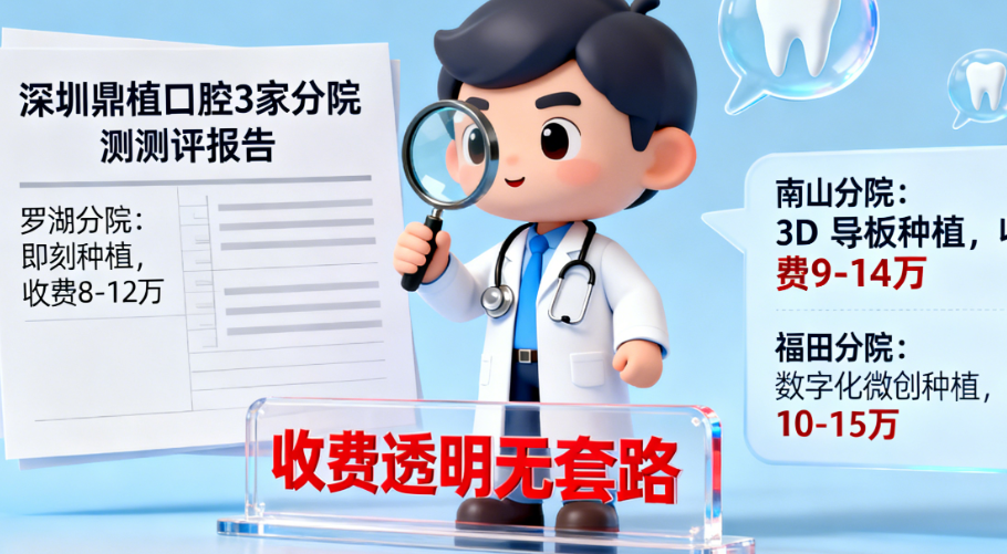 深圳鼎植口腔口碑好嗎？