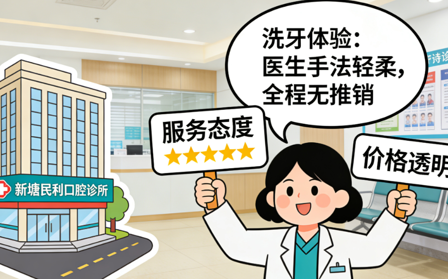 蕭山新塘附近口腔診所哪家好？5家私立牙科真實體驗分享，新塘民利口腔上榜