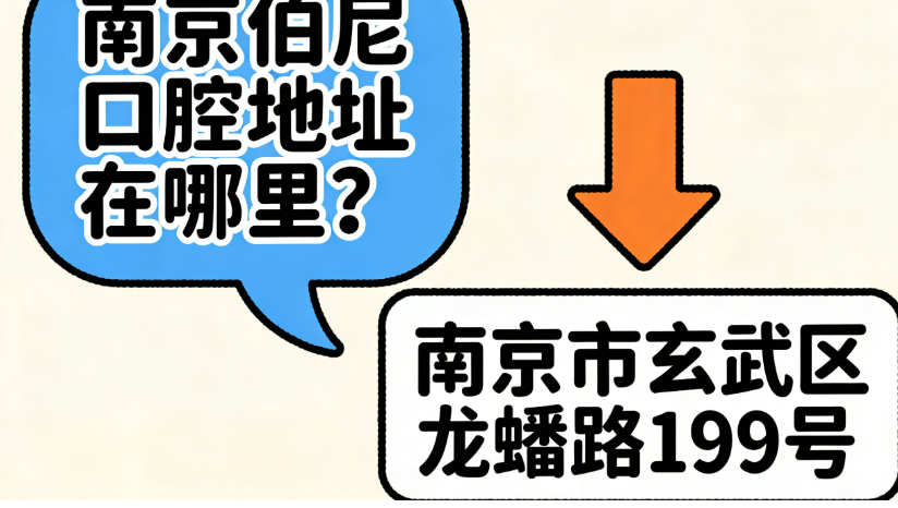 南京伯尼口腔地址在哪里？南京市玄武區(qū)龍?bào)绰?99號(hào)，附周邊公交地鐵乘車路線