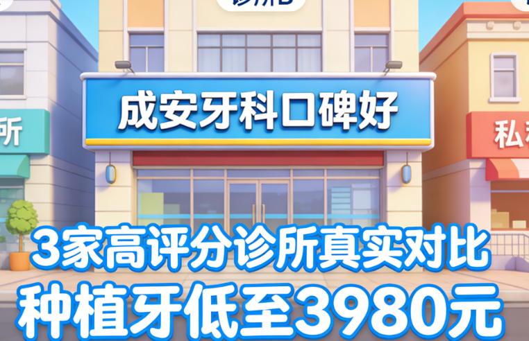 成安牙科口碑好的私立牙科怎么選？3家高評分診所真實(shí)對比，種植牙低至3980元！