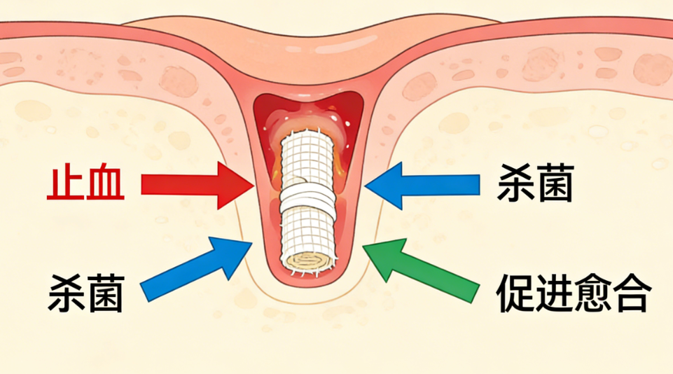 碘仿紗條的作用原理與臨床應(yīng)用場(chǎng)景