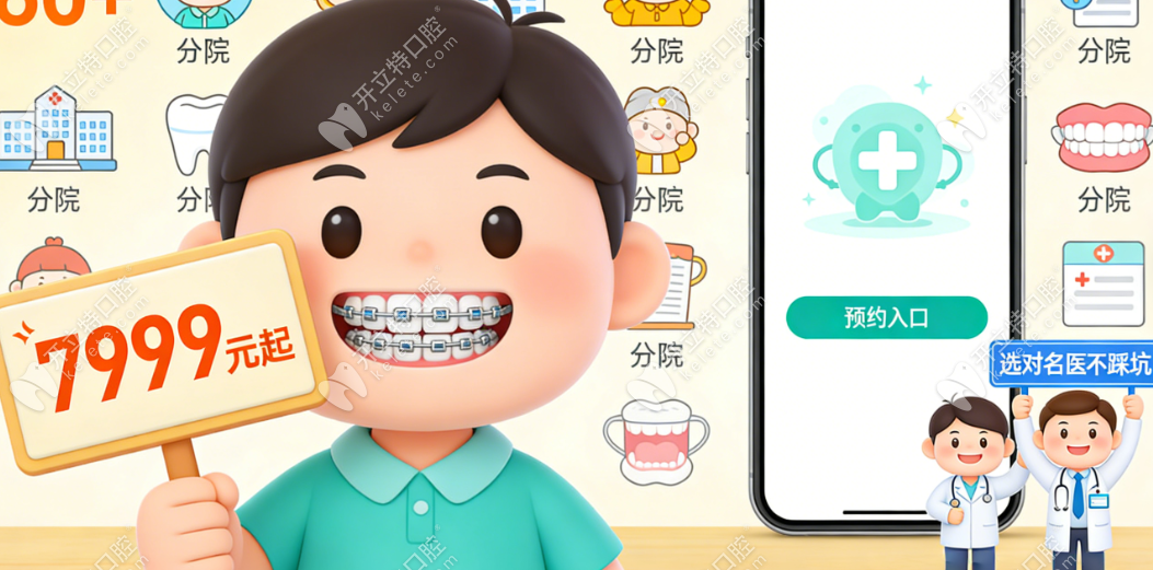 深圳同步齒科牙齒矯正價格7999元起