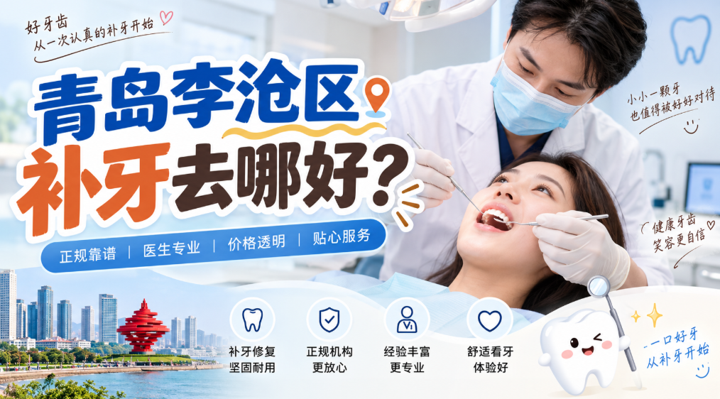 青岛李沧区补牙去哪好？