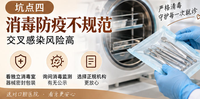 坑点四：消毒防疫不规范，交叉感染风险高