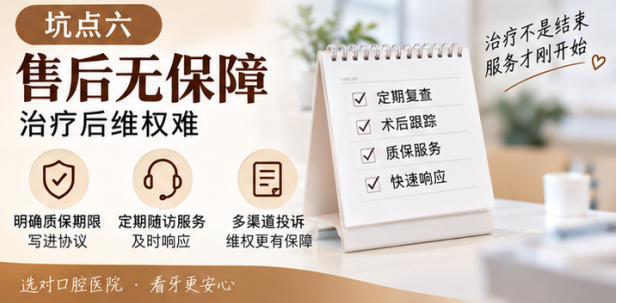 坑点六：售后无，治疗后维权难