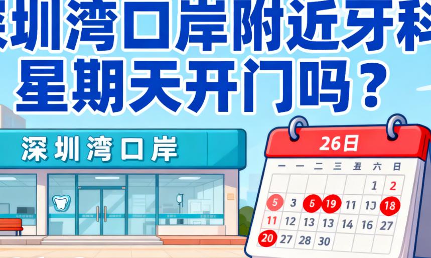 深圳灣口岸附近牙科星期天開門嗎？獨家盤點：麥芽/格倫菲爾口腔等5家週日營業至晚9點，附預約電話與地址